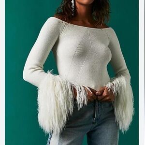 Free People Off-Shoulder Marilyn Pullover